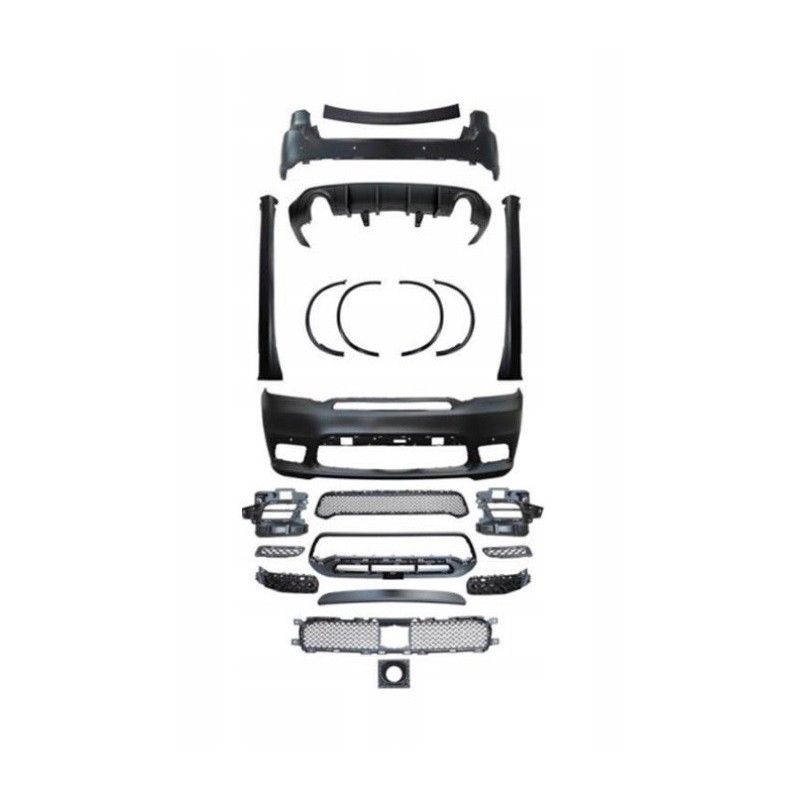 DODGE DURANGO SRT 2018-2020 ZDERZAK PRZÓD + TYŁ NAKŁADKI PROGI KPL BODY KIT