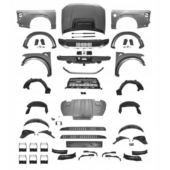 FORD F-150 RAPTOR 2021- MASKA ZDERZAK PRZÓD + TYŁ NAKŁADKI KOMPLET BODY KIT