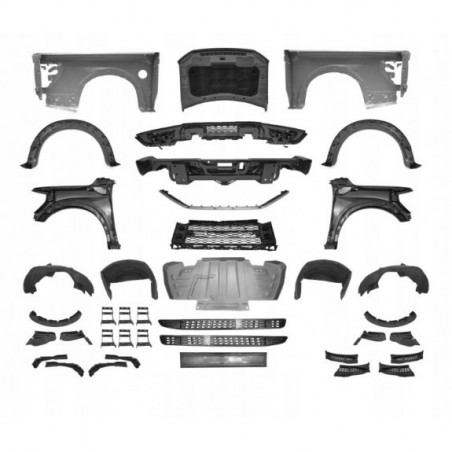 FORD F-150 RAPTOR 2021- MASKA ZDERZAK PRZÓD + TYŁ NAKŁADKI KOMPLET BODY KIT