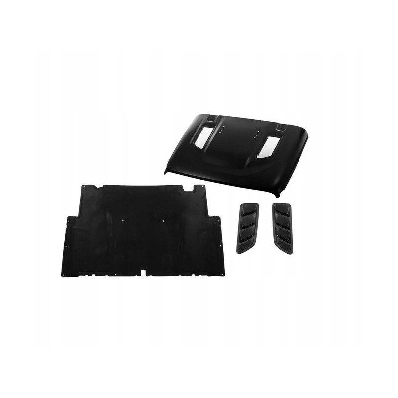 MASKA POKRYWA SILNIKA ALUMINIUM WLOTY RUBICON JEEP WRANGLER JL 2018-2024