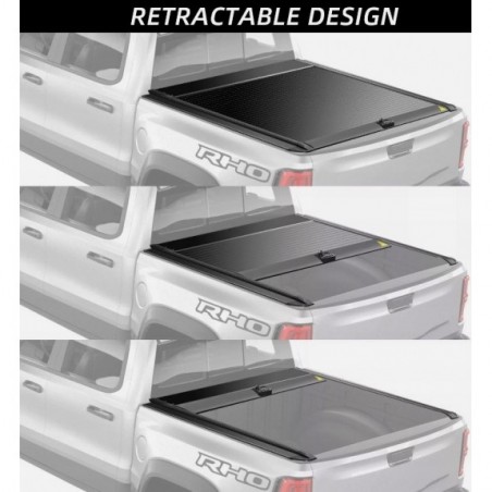 DODGE RAM 1500 2009-2024 POKRYWA PAKI DŁUGIEJ 6,4'' ROLETA ŻALUZJA ZWIJANA