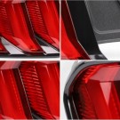 FORD MUSTANG 2015-23 LAMPA LAMPY TYŁ LED VLAND EUROPA CZERWONE HOMOLOGACJA