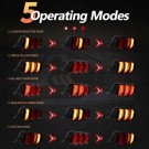 FORD MUSTANG 2015-23 LAMPA LAMPY TYŁ LED VLAND EUROPA CZERWONE HOMOLOGACJA