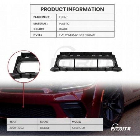 DODGE CHARGER SRT 2020-23 ATRAPA KRATKI DOLNEJ STELAŻ MOCOWANIE Z WIDEBODY