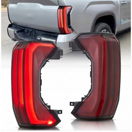 TOYOTA TUNDRA 2022-2024 LAMPA LAMPY TYLNE KOMPLET FULL LED VLAND CZERWONE