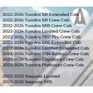 TOYOTA TUNDRA 2022-2024 SEQUOIA 2023-25 LAMPA LAMPY PRZEDNIE KOMPLET Z LED