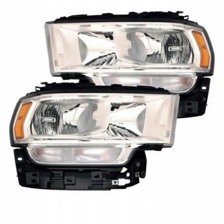 DODGE RAM 2500 3500 2019-2024 LAMPA LAMPY PRZEDNIE KOMPLET NOWE JASNE