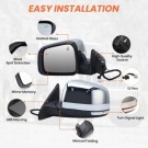 LUSTERKO LEWE CHROM KIERUNEK MARTWA STREFA JEEP GRAND CHEROKEE WK2 2011-21