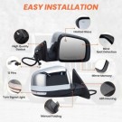 LUSTERKO PRAWE CHROM KIERUNEK MARTWA STREFA JEEP GRAND CHEROKEE WK2 2011-21