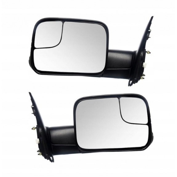 DODGE RAM 2500 3500 2002-2009 LUSTERKO PRAWE + LEWE DUŻE ELEKTR I PODGRZEW