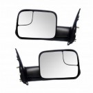 DODGE RAM 2500 3500 2002-2009 LUSTERKO PRAWE + LEWE DUŻE ELEKTR I PODGRZEW