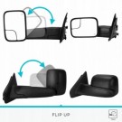 DODGE RAM 2500 3500 2002-2009 LUSTERKO PRAWE + LEWE DUŻE ELEKTR I PODGRZEW