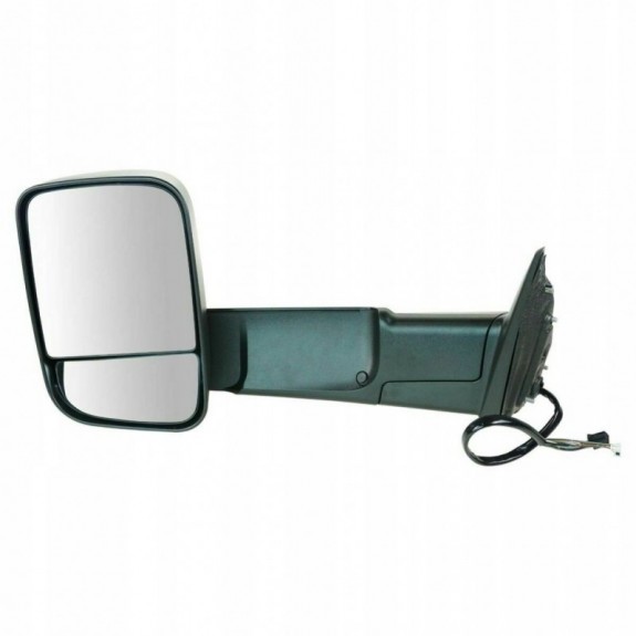 LUSTERKO LEWE CZARNE Z CZUJNIK ROZKŁADANE DO PIONU DUŻE DODGE RAM 2009-2018