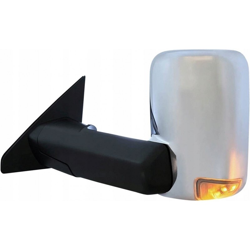 DODGE RAM 2019-2024 LUSTERKO LEWE CHROM MARTWA STREFA DUŻE 16 KABLI