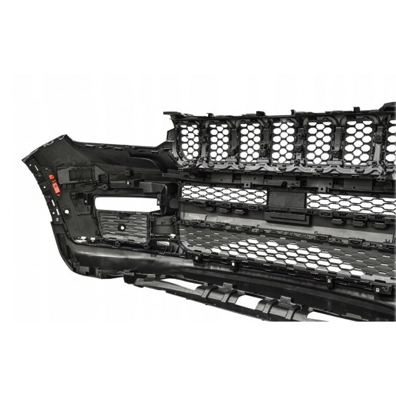 JEEP GRAND CHEROKEE WL 21- ZDERZAK PRZEDNI KOMPLETNY POD PDC + HALOGENY LED