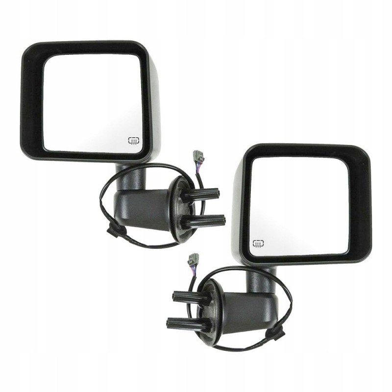 JEEP WRANGLER JK 2007-2017 LUSTERKO PRAWE + LEWE ELEKTRYCZNE + PODGRZ 5 PIN