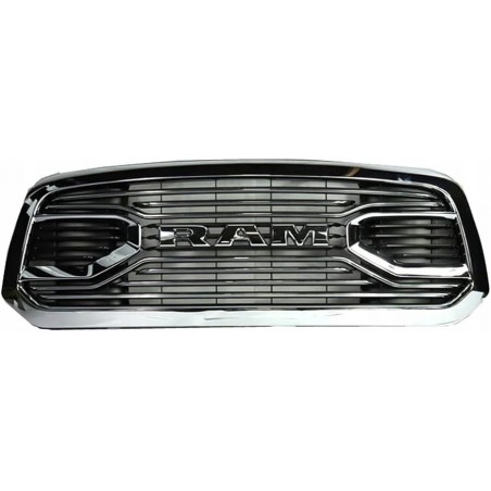 DODGE RAM 1500 2013-2018 ATRAPA GRILL PEŁEN CHROM LIMITED + LOGO RAM