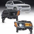 LAMPA LAMPY FULL LED DRL VLAND KOMPLET JEEP GRAND CHEROKEE WK2 2014-2021