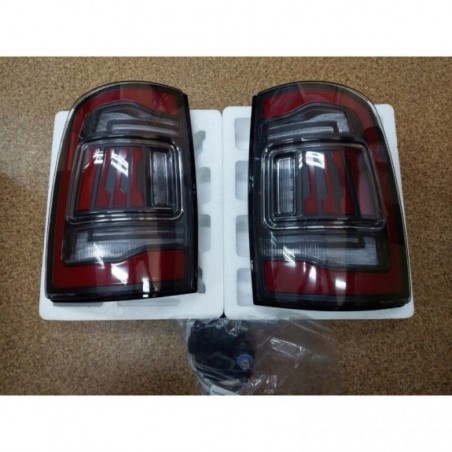 DODGE RAM 1500 2009-18 LAMPA LAMPY KPL TYŁ LED EURO ŻÓŁTY KIERUNEK CZERWONE