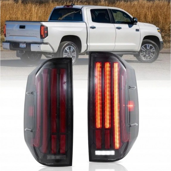 TOYOTA TUNDRA 2014-2021 LAMPA LAMPY FULL LED VLAND CZERWONE KIERUNEK ŻÓŁTY