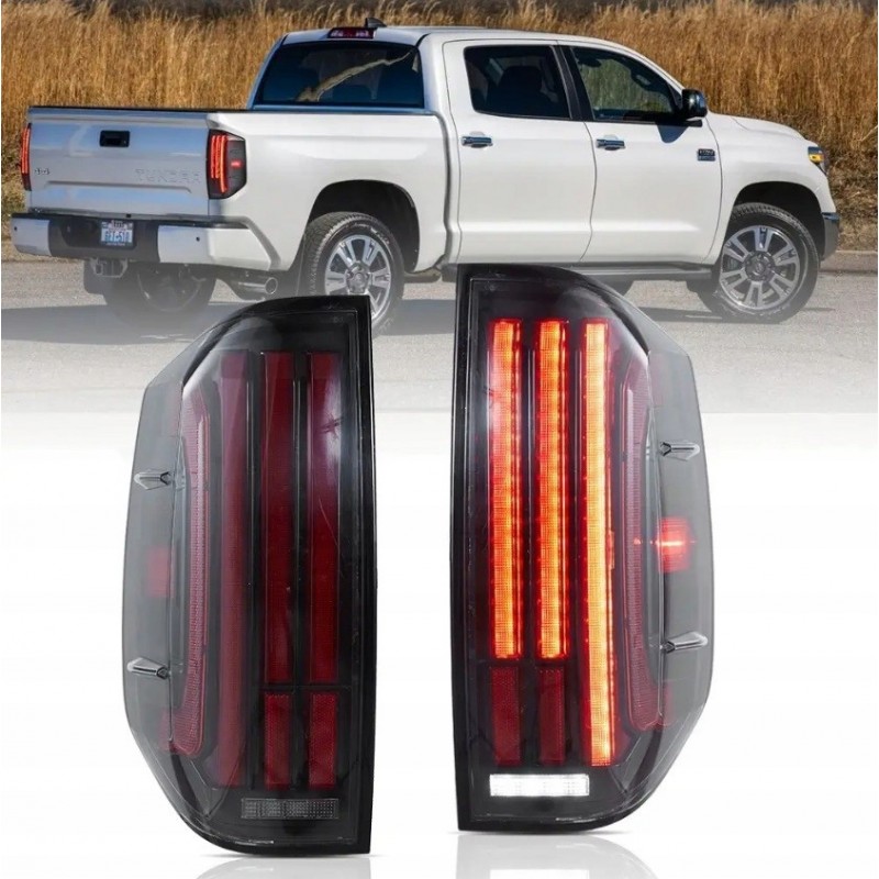 TOYOTA TUNDRA 2014-2021 LAMPA LAMPY FULL LED VLAND CZERWONE KIERUNEK ŻÓŁTY