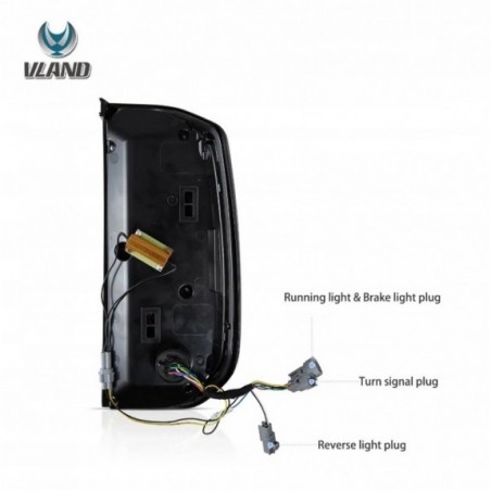 TOYOTA TUNDRA 2014-2021 LAMPA LAMPY FULL LED VLAND CZERWONE KIERUNEK ŻÓŁTY