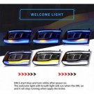 LAMPA LED VLAND DRL BLUE LEWA + PRAWA BLACK KOMPLET DODGE RAM 2009-2018