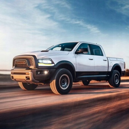 LAMPA LED VLAND DRL BLUE LEWA + PRAWA BLACK KOMPLET DODGE RAM 2009-2018