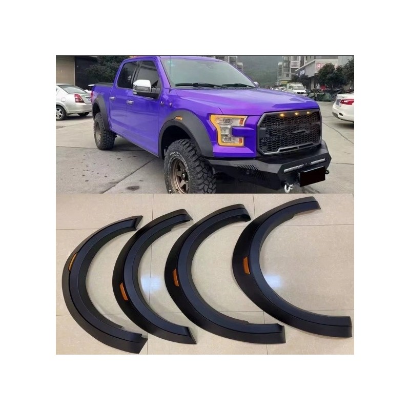 FORD F-150 2015-2017 POSZERZENIA NAKŁADKI BŁOTNIKÓW + ODBLASKI RAPTOR STYL
