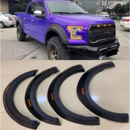 FORD F-150 2015-2017 POSZERZENIA NAKŁADKI BŁOTNIKÓW + ODBLASKI RAPTOR STYL