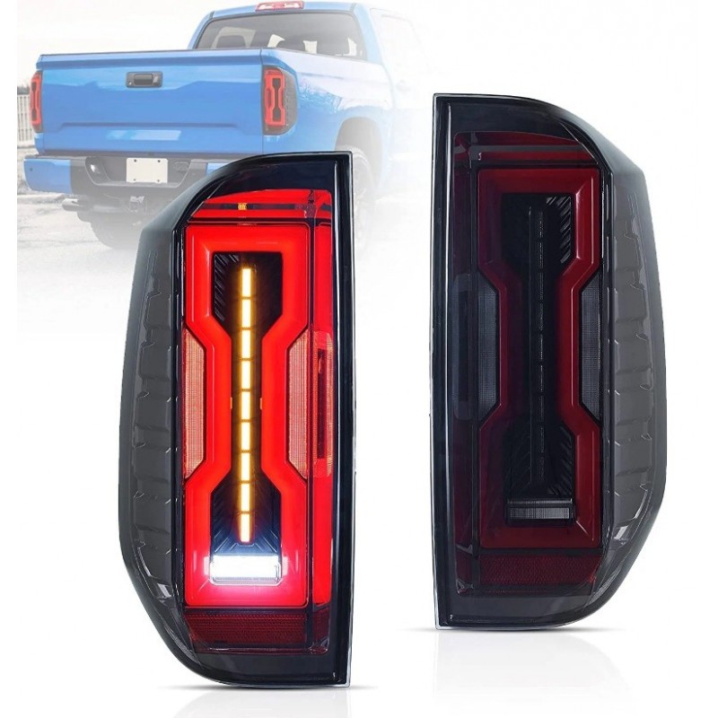 TOYOTA TUNDRA 2014-2021 LAMPA LAMPY FULL LED VLAND DYMIONE KIERUNEK ŻÓŁTY