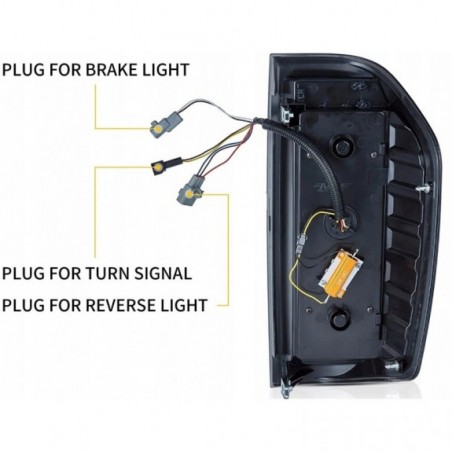 TOYOTA TUNDRA 2014-2021 LAMPA LAMPY FULL LED VLAND DYMIONE KIERUNEK ŻÓŁTY