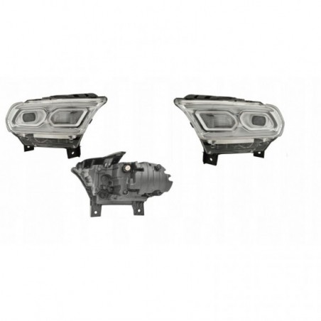 DODGE DURANGO 2021-25 LAMPA LAMPY FULL LED PRAWA + LEWA SREBRNA USA EAGLE
