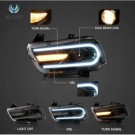 DODGE CHARGER 2011-2014 LAMPA LAMPY PRZEDNIE KOMPLET LED VLAND EUROPA RGB