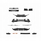 JEEP GRAND CHEROKEE WL 2021- ZDERZAK PRZEDNI KOMPLET BEZ PDC + HALOGENY LED