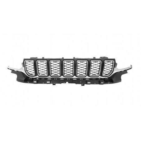 JEEP GRAND CHEROKEE WL 2021- ZDERZAK PRZEDNI KOMPLET BEZ PDC + HALOGENY LED