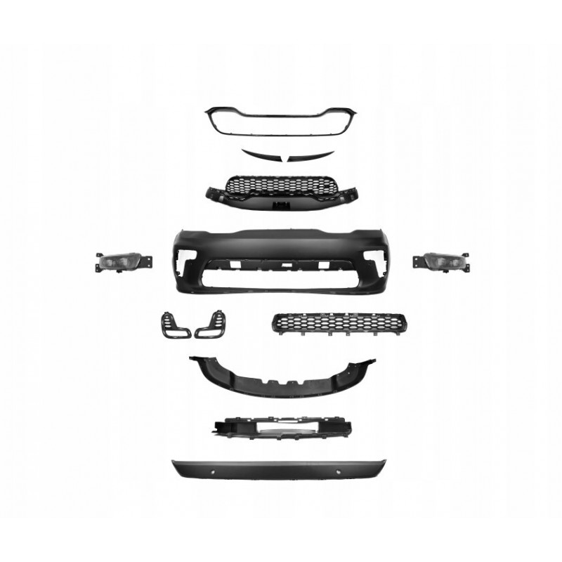 ZDERZAK PRZÓD KOMPLETNY Z DRL Z PDC CZUJNIKI DODGE DURANGO SRT 2021-2024