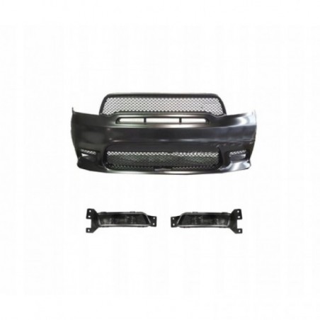 ZDERZAK KOMPLETNY + DRL LED BEZ PDC Z CHLAPACZE DODGE DURANGO RT SRT 2018-