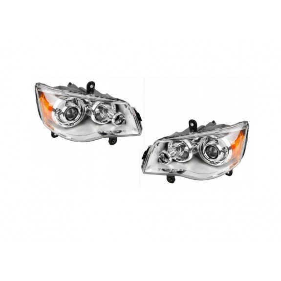 CHRYSLER GRAND VOYAGER TOWN COUNTRY 2008-2019 LAMPA XENON LEWA + PRAWA KPL