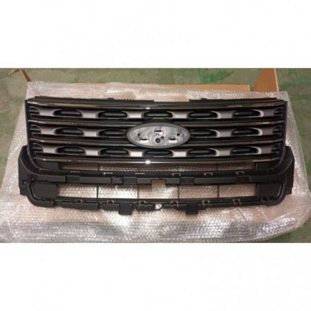 FORD EXPLORER 2016-2017 ATRAPA GRILL LISTWY CHROM + SREBRNE