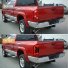 DODGE RAM 2007-2008 LAMPA LAMPY TYŁ KPL LED EUROPA ŻÓŁTY KIERUNEK DYMIONE