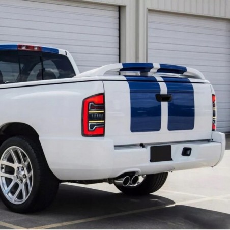 DODGE RAM 2002-2006 LAMPA LAMPY TYŁ KPL LED EUROPA ŻÓŁTY KIERUNEK DYMIONE