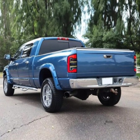 DODGE RAM 2002-2006 LAMPA LAMPY TYŁ KPL LED EUROPA ŻÓŁTY KIERUNEK DYMIONE