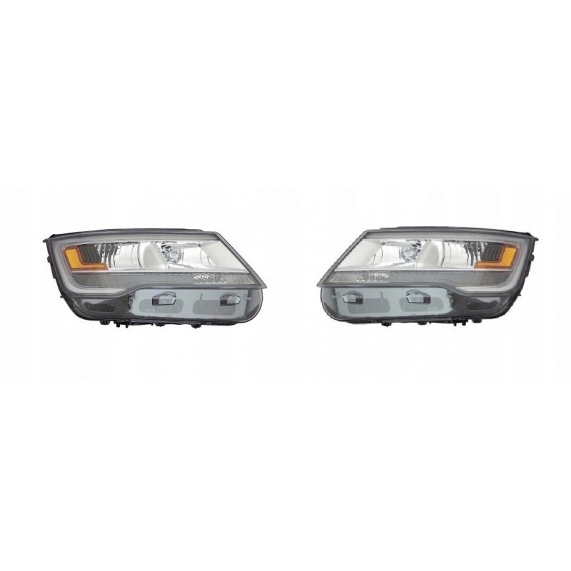 FORD EXPLORER LIFT 2016-2017 LAMPA PRAWA + LEWA PRZÓD LED JASNY ŚRODEK KPL
