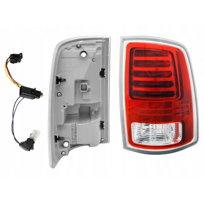 DODGE RAM 2013-2018 LAMPA PRAWA TYLNA Z CHROM LED NOWA FIRMY EAGLE