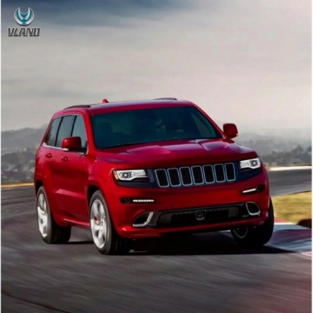 LAMPA LAMPY FULL LED DRL EU VLAND CHROM JEEP GRAND CHEROKEE WK2 2011-2013