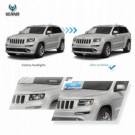 LAMPA LAMPY FULL LED DRL EU VLAND CZARNE JEEP GRAND CHEROKEE WK2 2011-2013