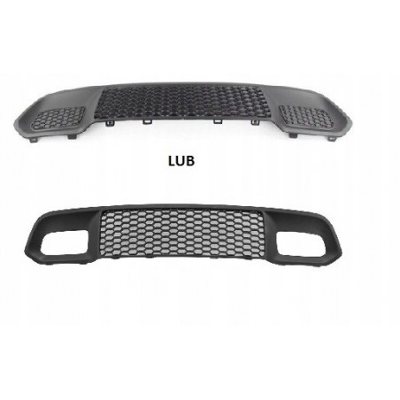 JEEP GRAND CHEROKEE WK2 2017-21 ZDERZAK PRZÓD KOMPLETNY CZARNY POD CZUJNIKI