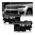 JEEP GRAND CHEROKEE WL L 2021- LAMPA LAMPY LEWA + PRAWA FULL LED ŻÓŁTY LED
