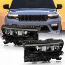 LAMPA LEWA + PRAWA KOMPLET FULL LED BIAŁY LED JEEP GRAND CHEROKEE WL 2021-
